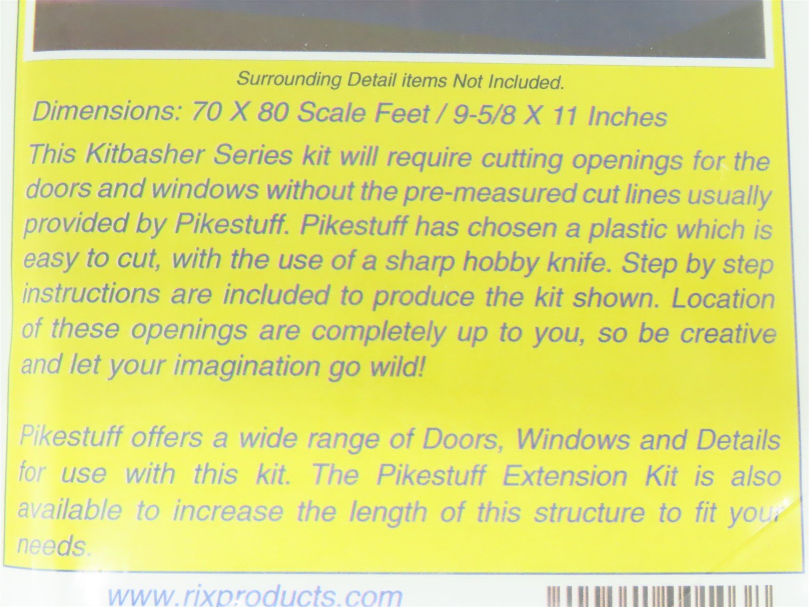 HO Rix Products Pikestuff Kit #541-0103 Piping & Mechanical Contractors Building