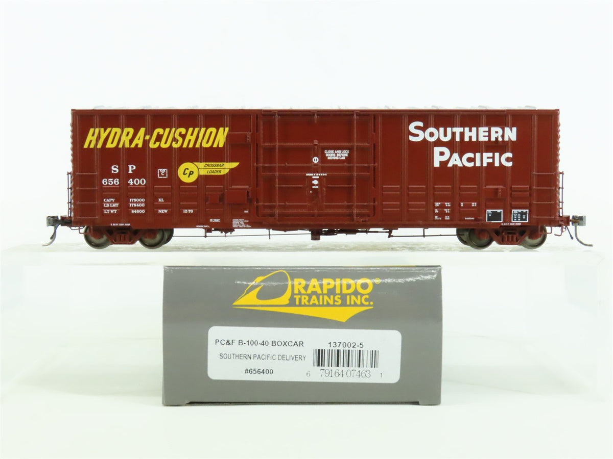 HO Rapido #137002-5 SP Southern Pacific Delivery PC&amp;F B-100-40 Box Car #656400