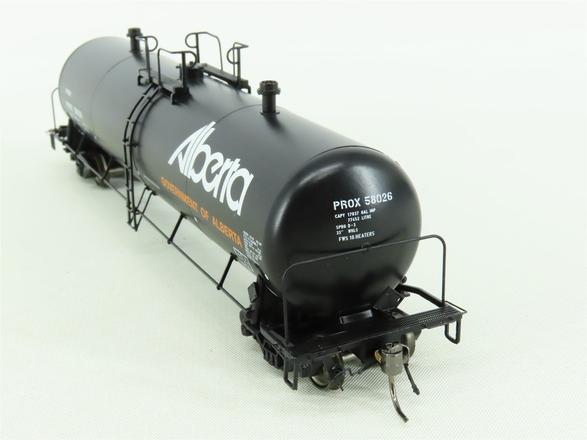 HO Rapido #135010-6 PROX Gov. Of Alberta &quot;GP20&quot; 20,000 Gallon Tank Car #58026