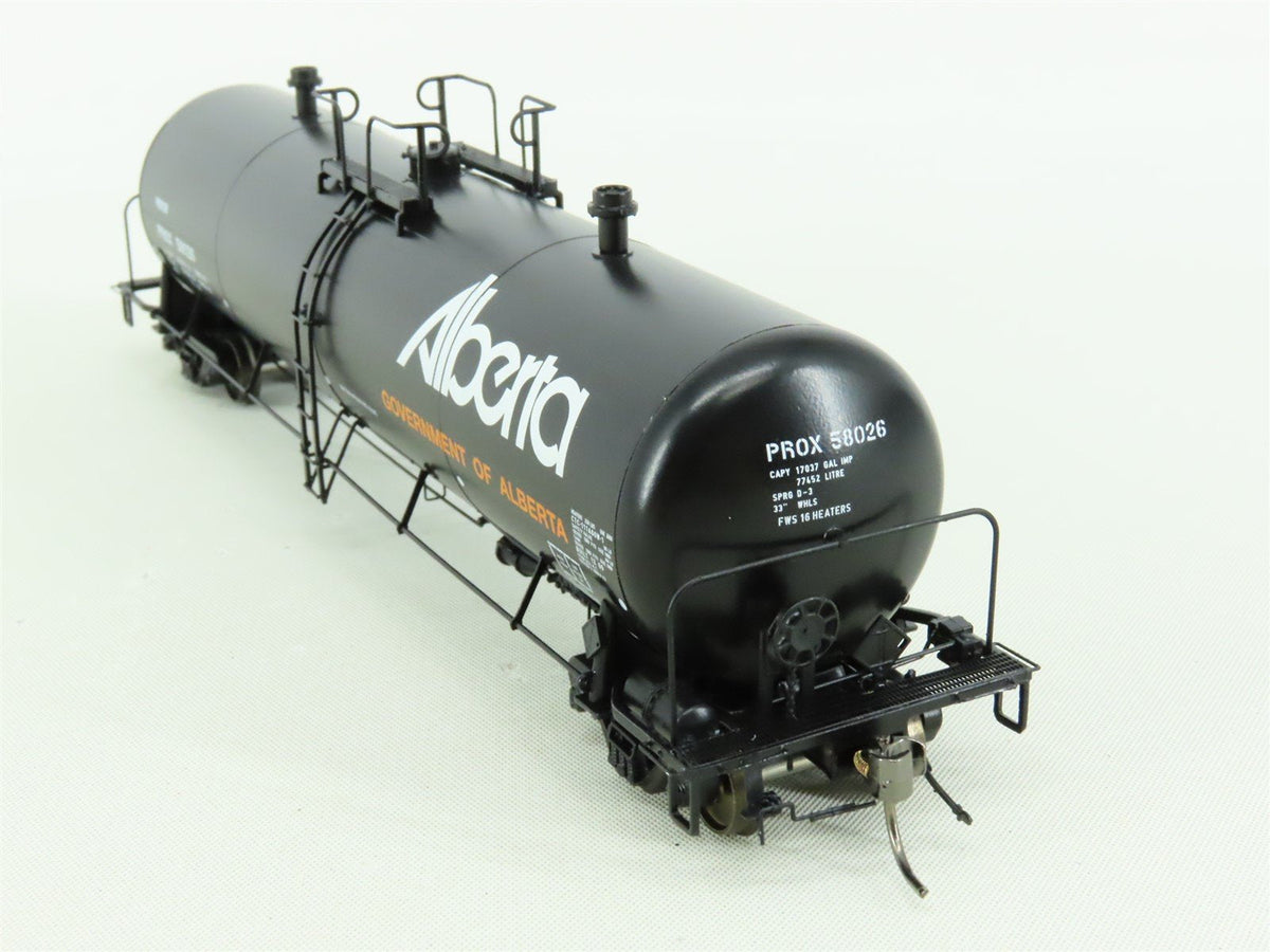 HO Rapido #135010-6 PROX Gov. Of Alberta &quot;GP20&quot; 20,000 Gallon Tank Car #58026