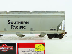 HO Scale InterMountain 47003-18 SP 3-Bay Covered Hopper #496539 Custom Weathered