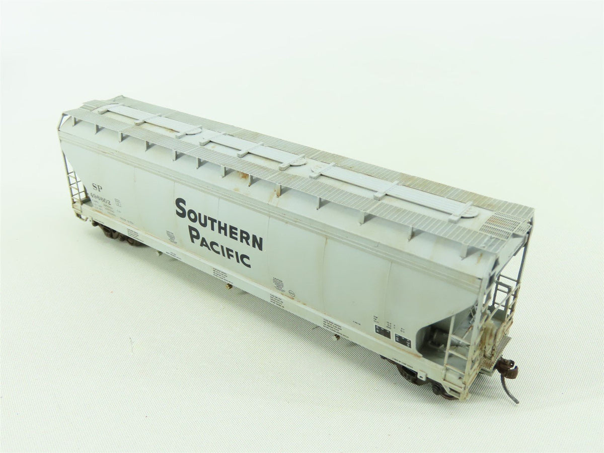 HO Scale InterMountain 47003-18 SP 3-Bay Covered Hopper #496539 Custom Weathered