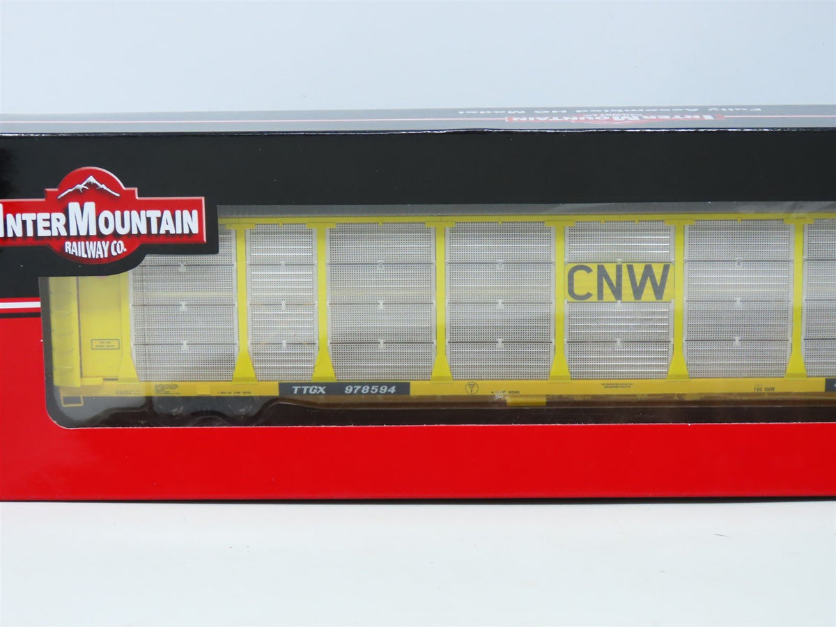 HO Intermountain 45263-08 CNW Chicago North Western Bi-Level Auto Rack #978494