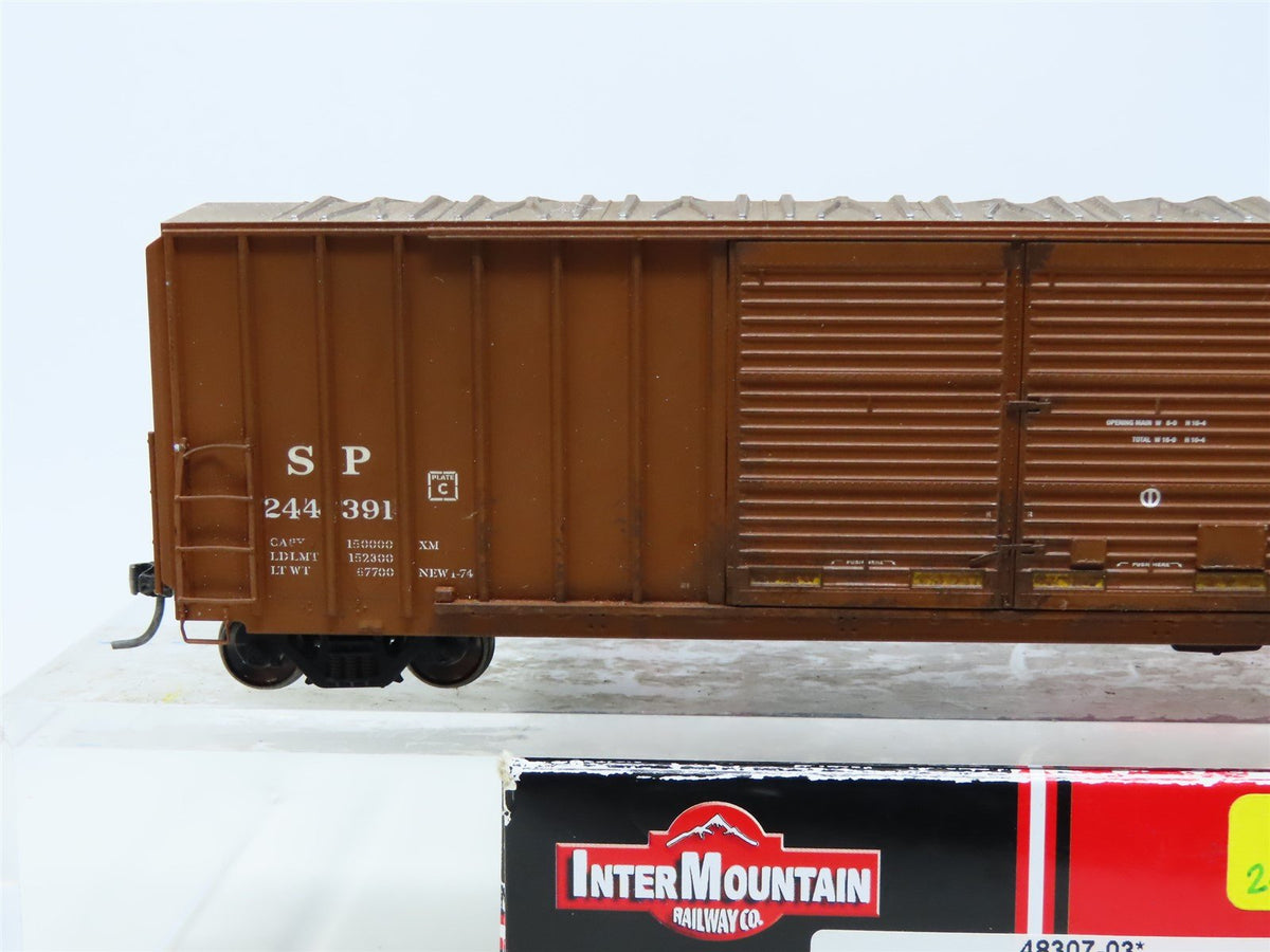 HO InterMountain 48307-03 SP Southern Pacific Box Car #244391 Custom Weathered