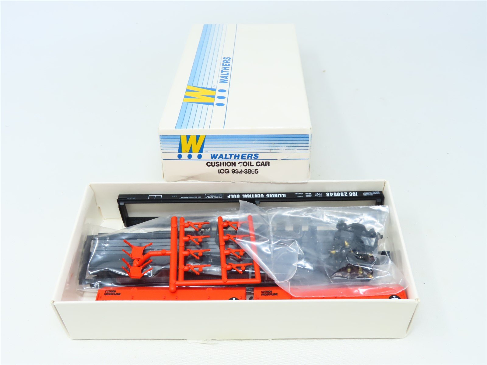 HO Scale Walthers Kit 932-3865 ICG Illinois Central Gulf Coil Car #299548