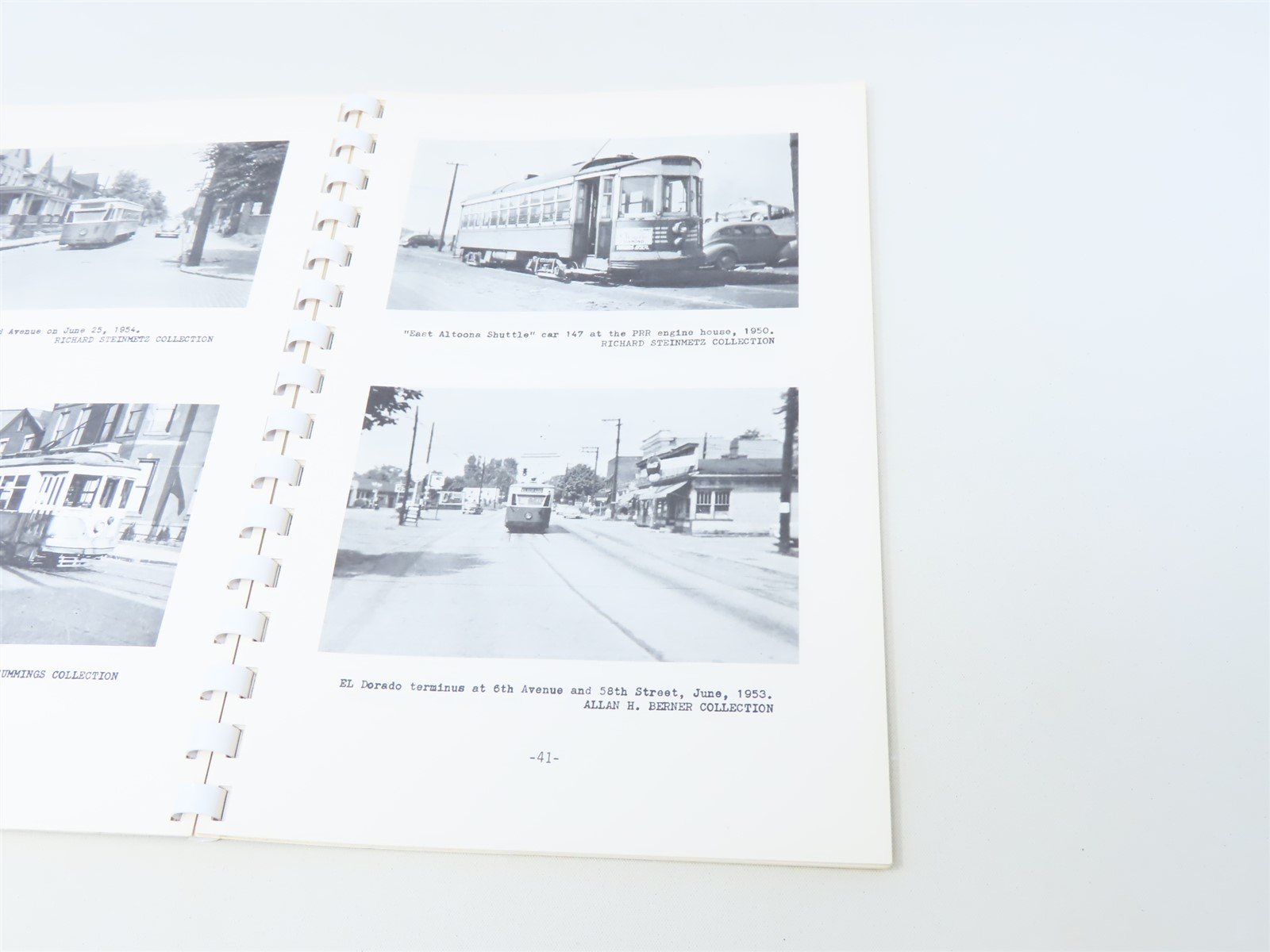 Altoona's Trolleys by Benson W Rohrbeck ©1980 SC Book