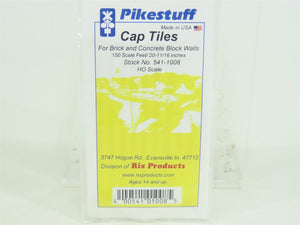 HO Rix Products Pikestuff Kit 541-1008 Cap Tiles For Brick/Concrete Block Walls