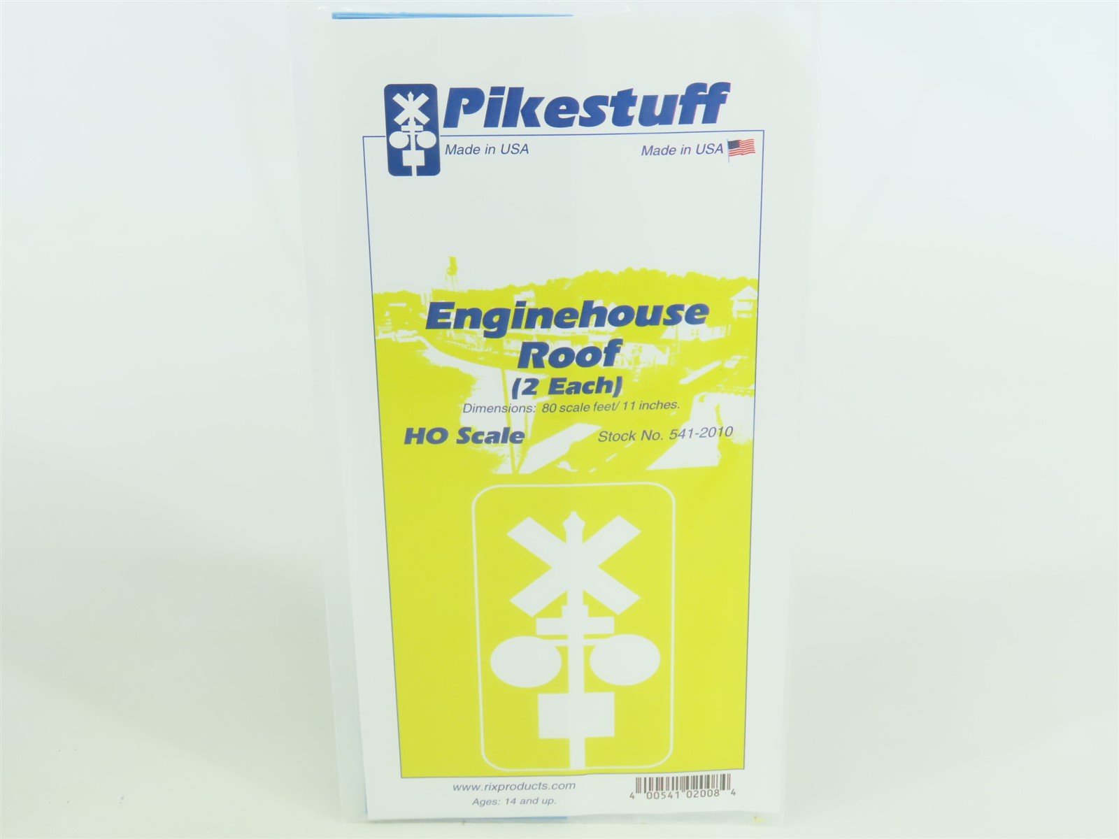 HO Rix Products Pikestuff Kit 541-2010 Enginehouse Roof (2 Each)