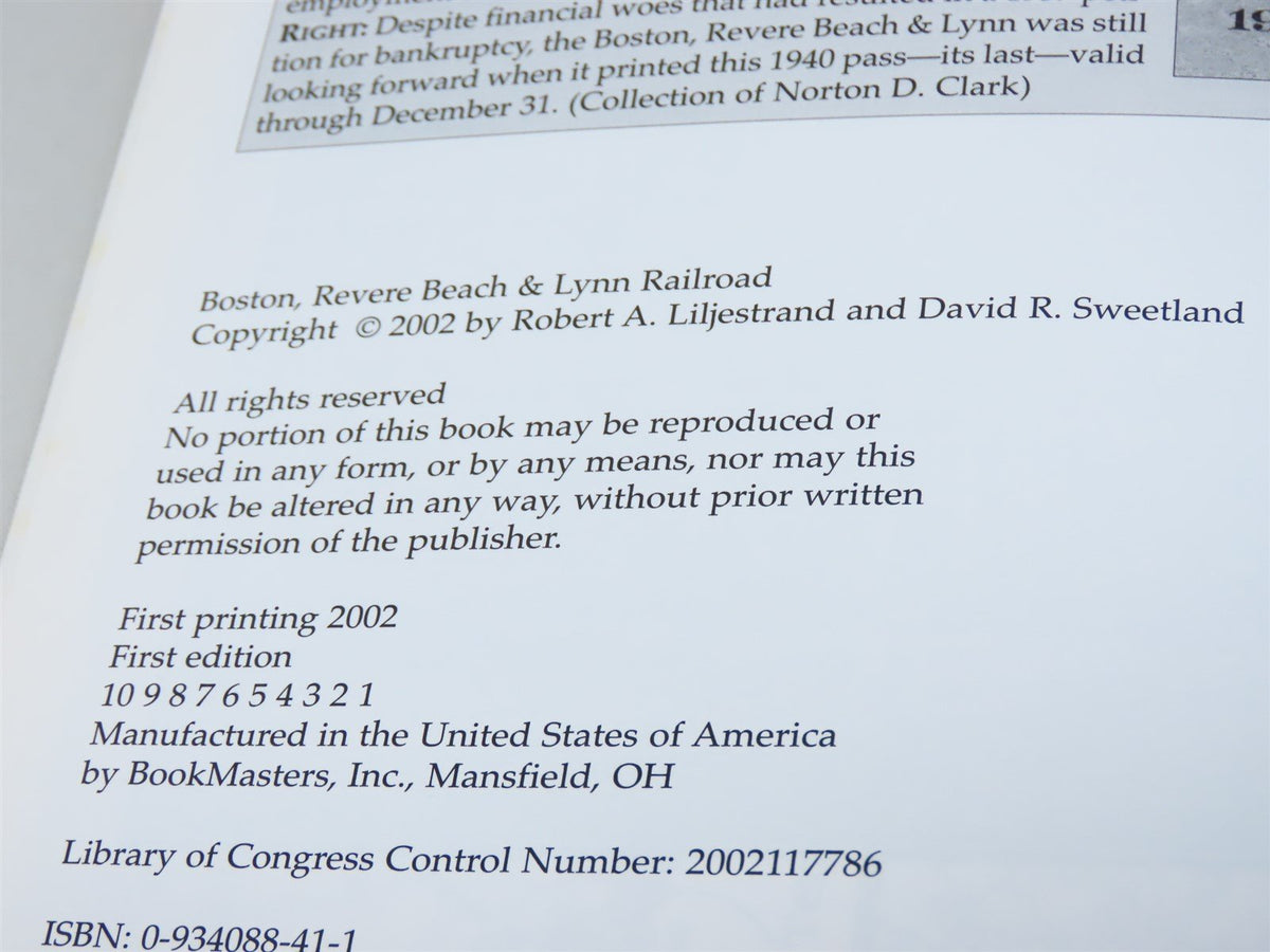 Boston, Revere Beach &amp; Lynn Railroad by R Liljestrand &amp; D Sweetland ©2002 SC Bk
