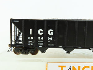 HO Tangent #10852-13 ICG Illinois Central Gulf 4-Bay Hopper #365496 - Custom