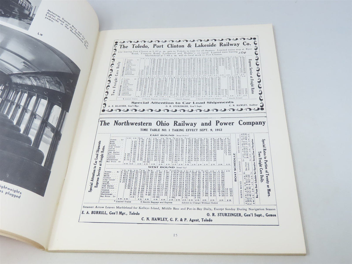 The Toledo, Port Clinton &amp; Lakeside Railway by George W Hilton ©1964 SC Book