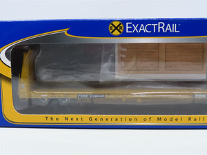 HO ExactRail Platinum Series #EP-81151-4 TTPX TTX Bulkhead Flat Car #806035