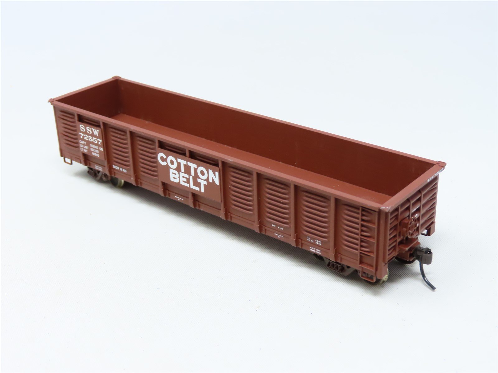HO ExactRail Express Series #EX-1208-1 SSW Cotton Belt Gondola #72557 - Custom