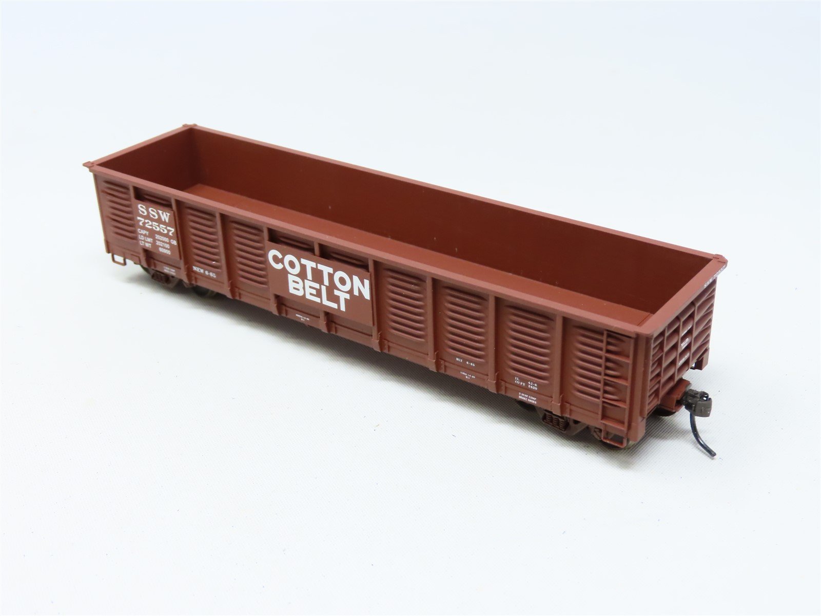 HO ExactRail Express Series #EX-1208-1 SSW Cotton Belt Gondola #72557 - Custom
