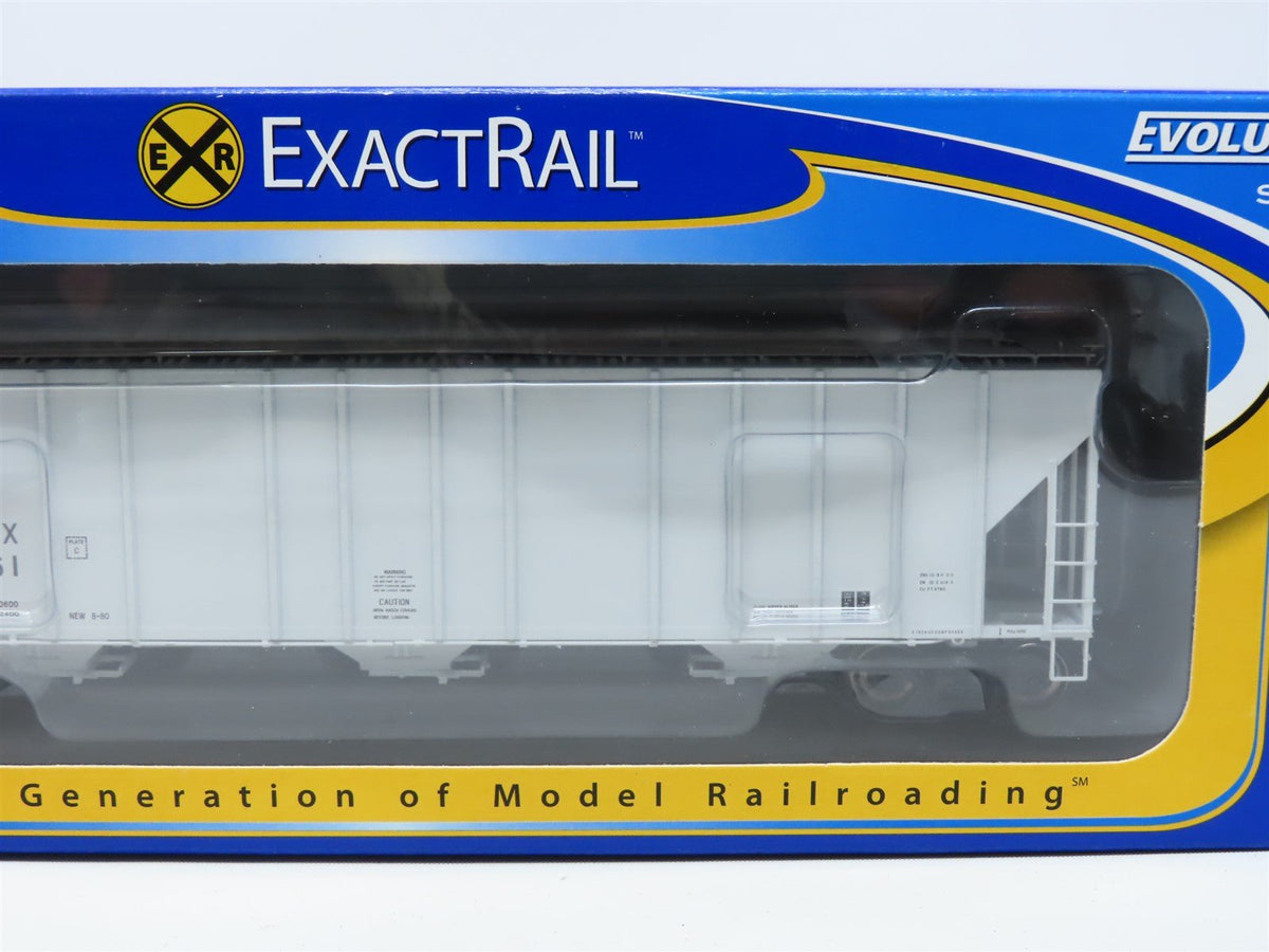 HO Scale ExactRail Evolution Series #EE-1710-4 USLX 3-Bay Covered Hopper #20161