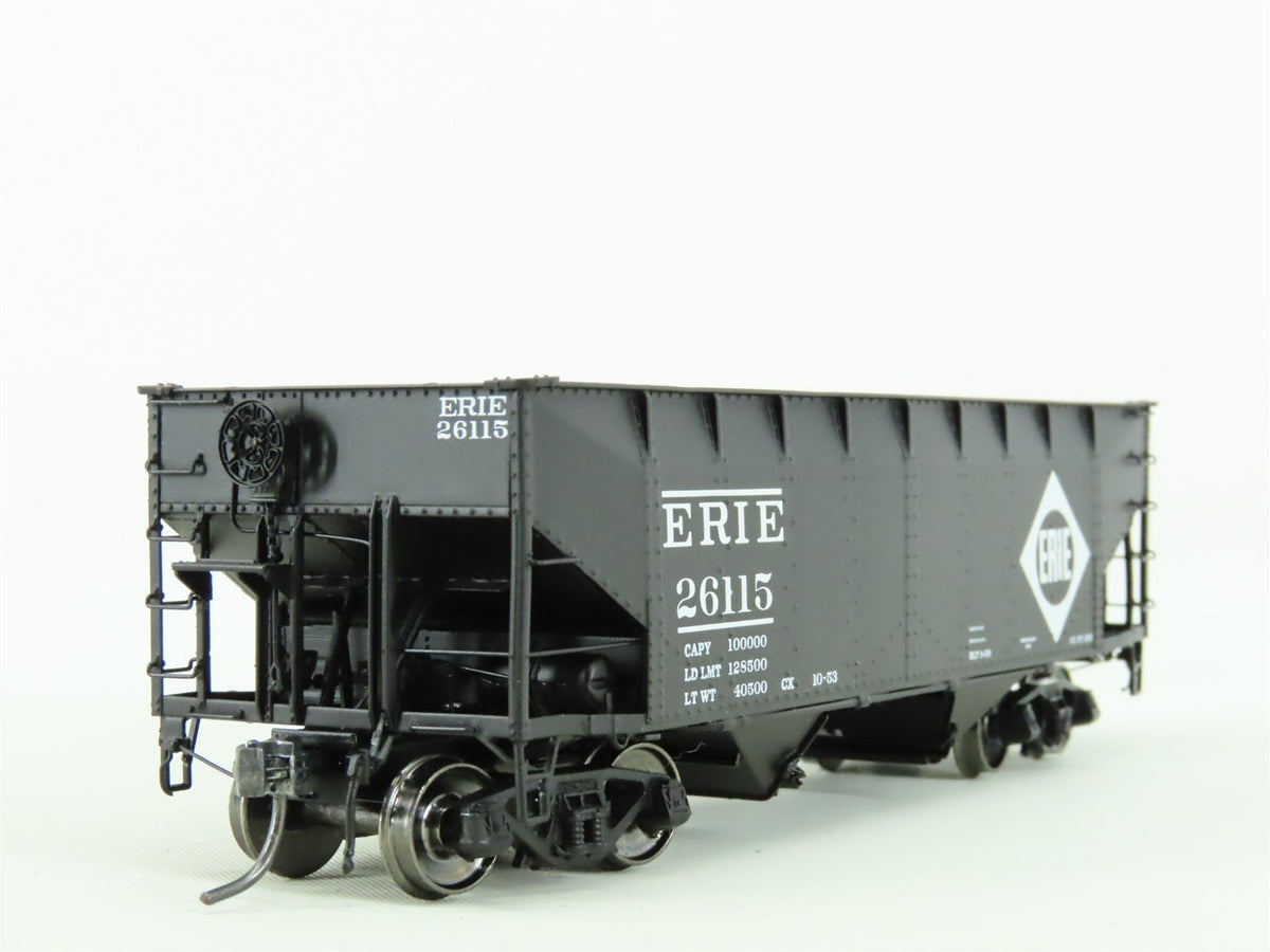 HO Scale InterMountain 47173-06 ERIE Railroad 2-Bay Open Hopper #26115