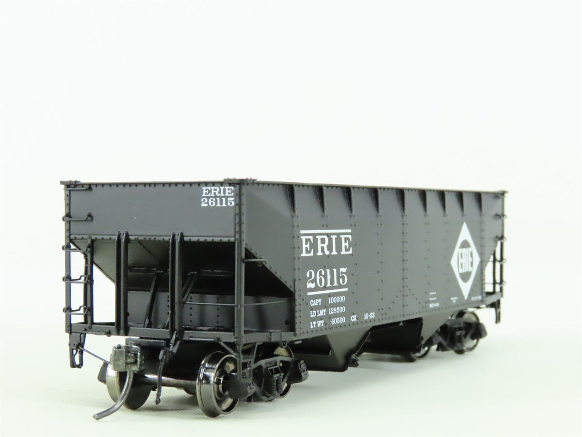 HO Scale InterMountain 47173-06 ERIE Railroad 2-Bay Open Hopper #26115