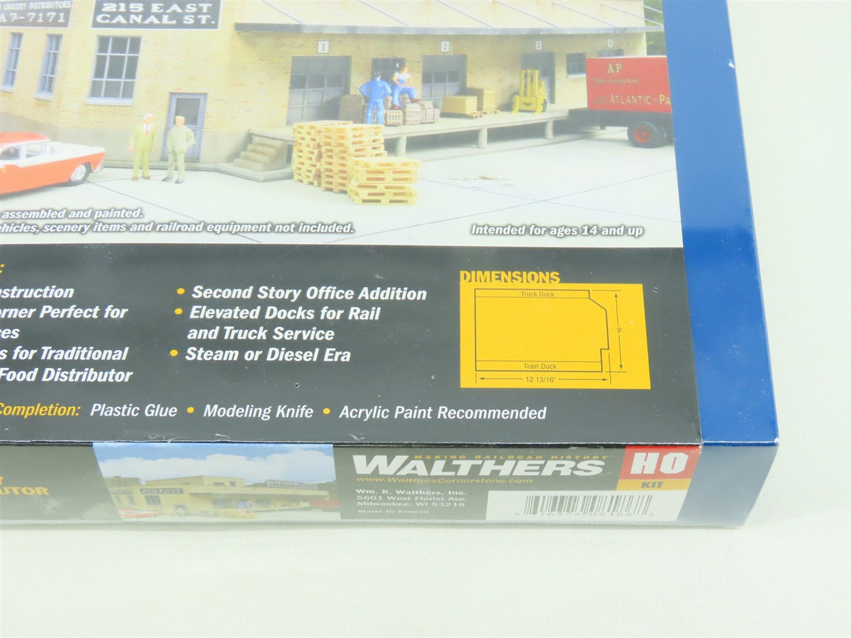 HO 1/87 Scale Walthers Cornerstone Kit #933-3760 Grocery Distributor - Sealed