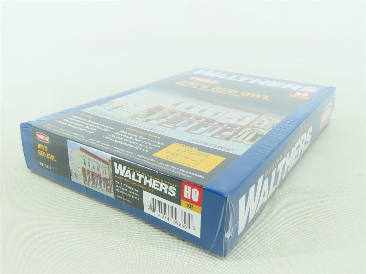 HO 1/87 Scale Walthers Cornerstone Kit #933-3472 Jim&#39;s Red Owl - Sealed