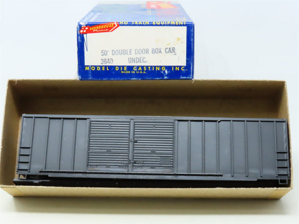Ho Scale Box HO Scale Roundhouse Kit 3640 Undecorated 50' Double Door Steel Box Car ...