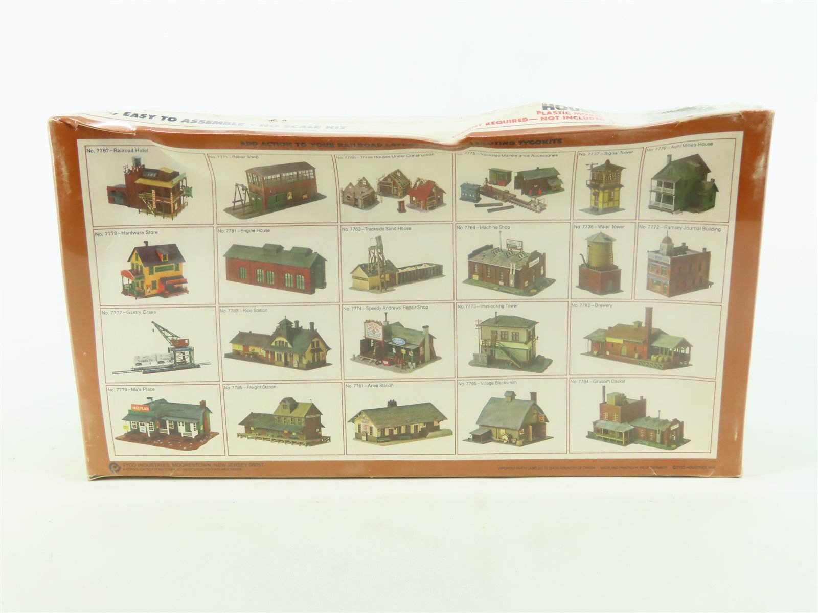 HO 1/87 Scale TYCO Building Kit #7776 Aunt Millie's House - Sealed