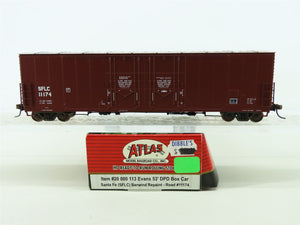 HO Scale Atlas #20000113 SFLC Santa Fe 53' Evans Box Car #11174 - Custom