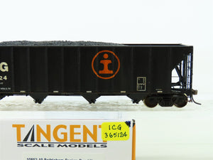 HO Tangent #10852-19 ICG Illinois Central Gulf 4-Bay Hopper #365124 - Custom