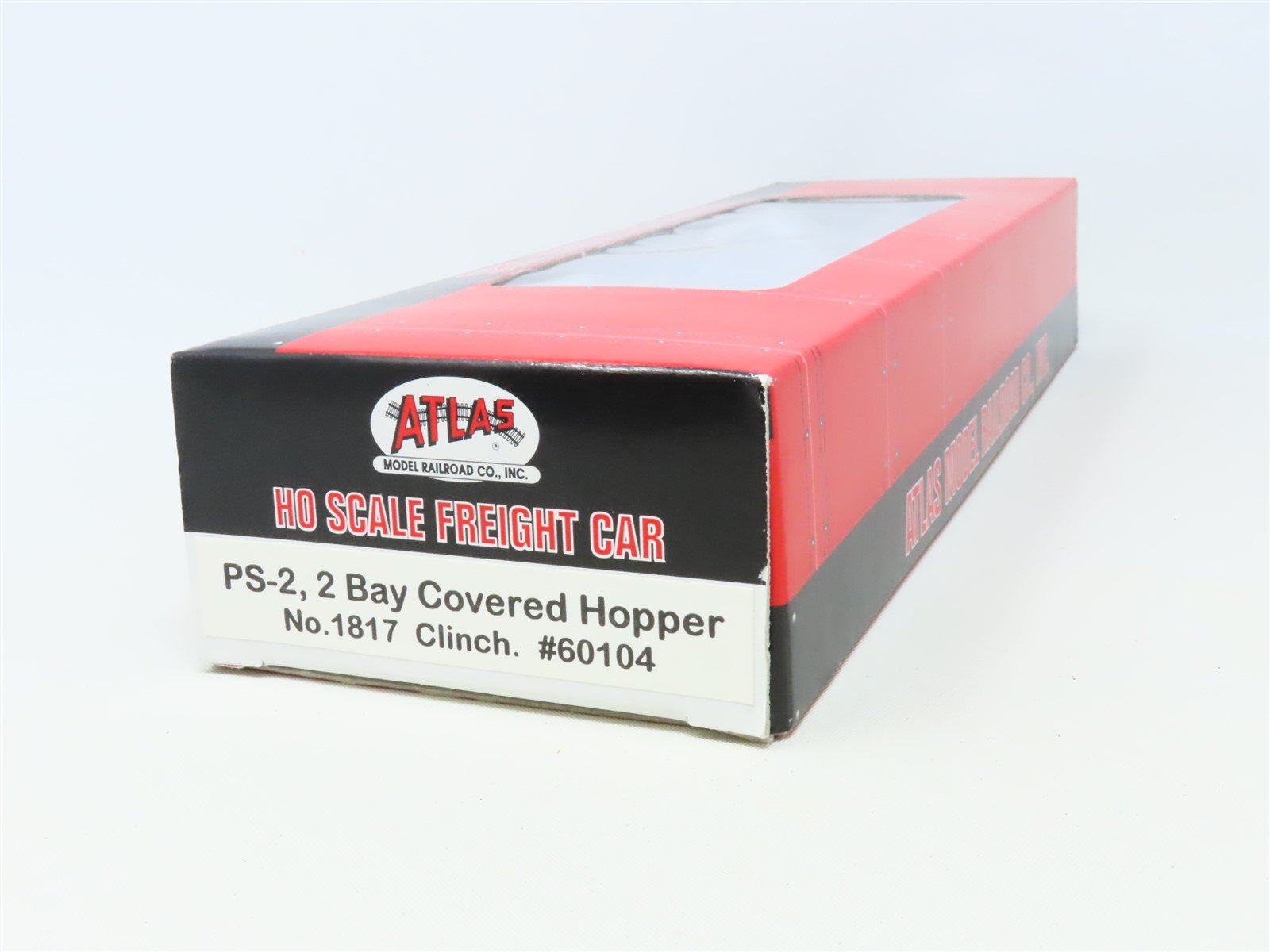HO Scale Atlas 1817 CRR Clinchfield Railroad 2-Bay Covered Hopper #60104