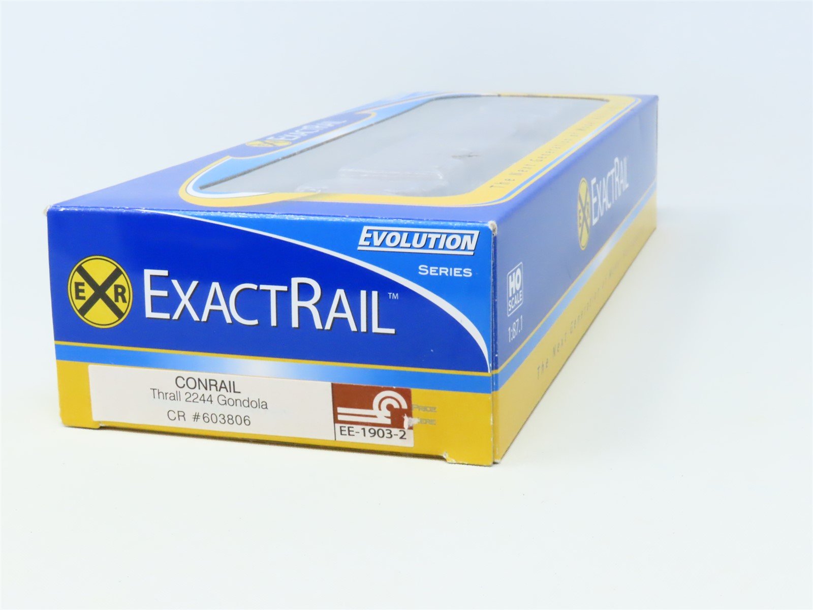 HO ExactRail Evolution #EE-1903-2 CR Conrail Thrall Gondola #603806 - Custom