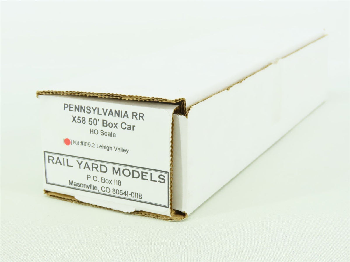HO Scale Rail Yard Models Kit #109.2 PRR LV Lehigh Valley X58 50&#39; Box Car