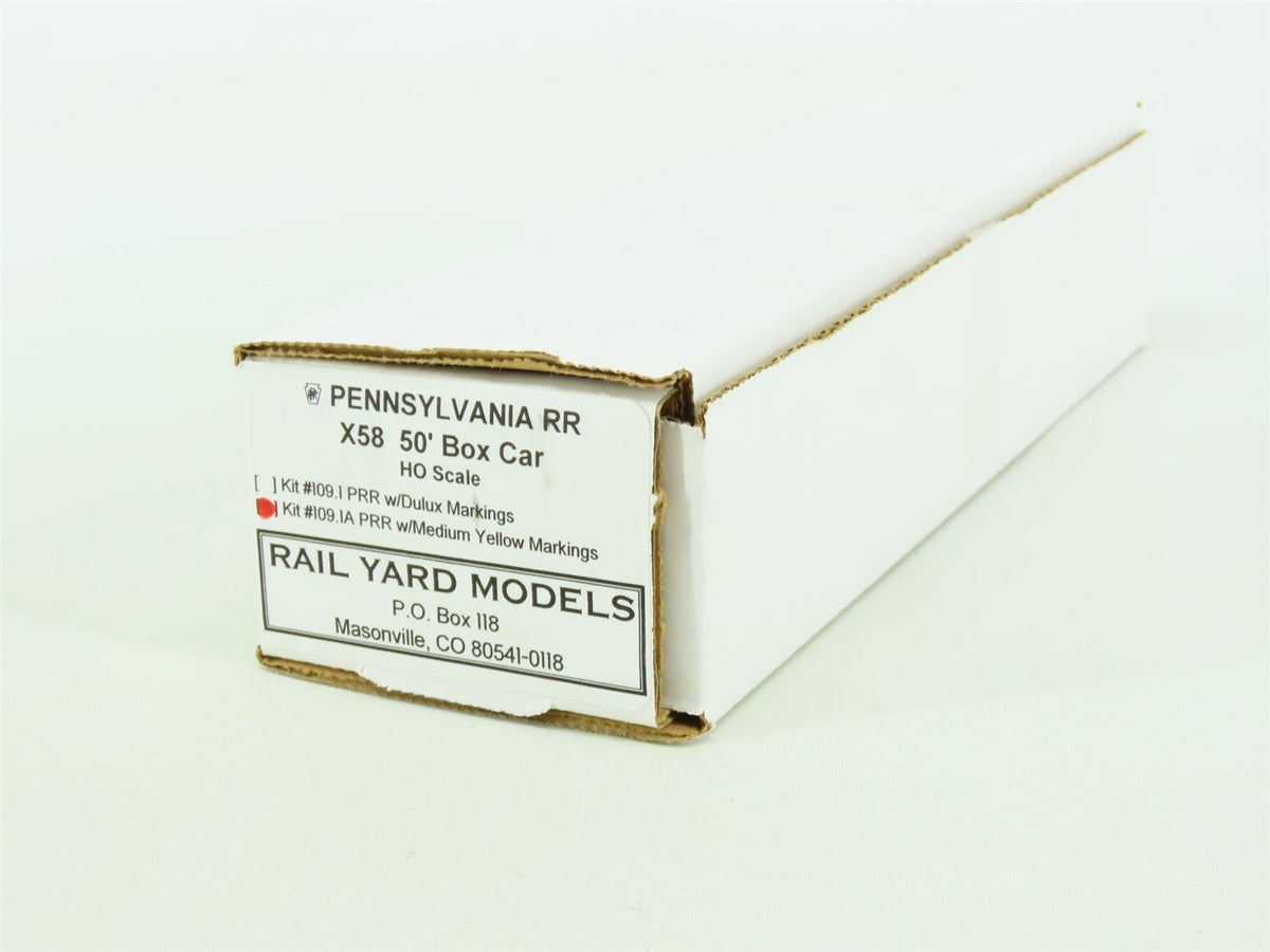 HO Scale Rail Yard Models Kit #109.1A PRR Pennsylvania X58 50&#39; Box Car