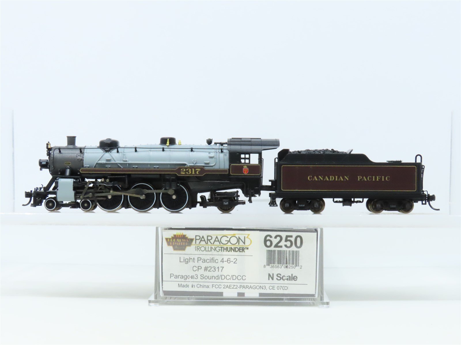 N Scale Broadway Limited BLI 6250 CP 4-6-2 Light Pacific Steam #2317 - Paragon3