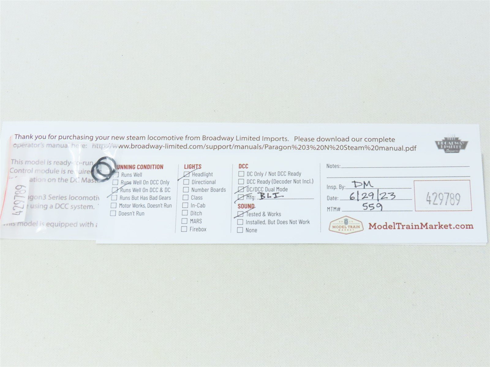 N Scale Broadway Limited BLI 6250 CP 4-6-2 Light Pacific Steam #2317 - Paragon3