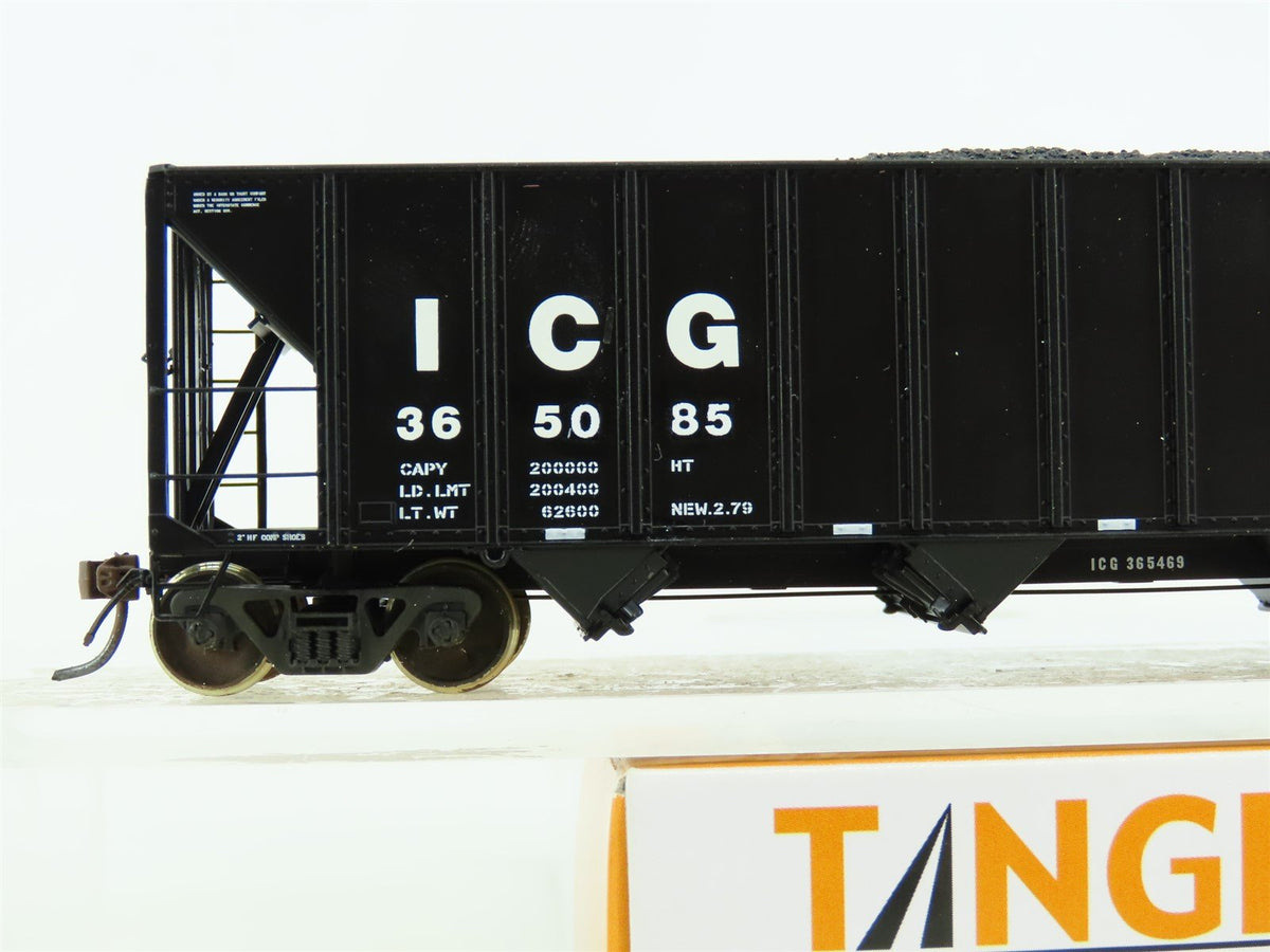 HO Tangent #10852-18 ICG Illinois Central Gulf 4-Bay Hopper #365085 - Custom