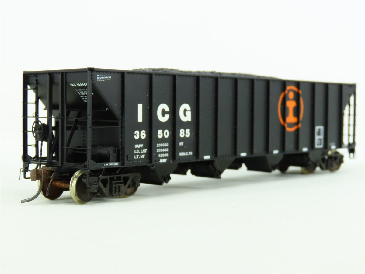 HO Tangent #10852-18 ICG Illinois Central Gulf 4-Bay Hopper #365085 - Custom