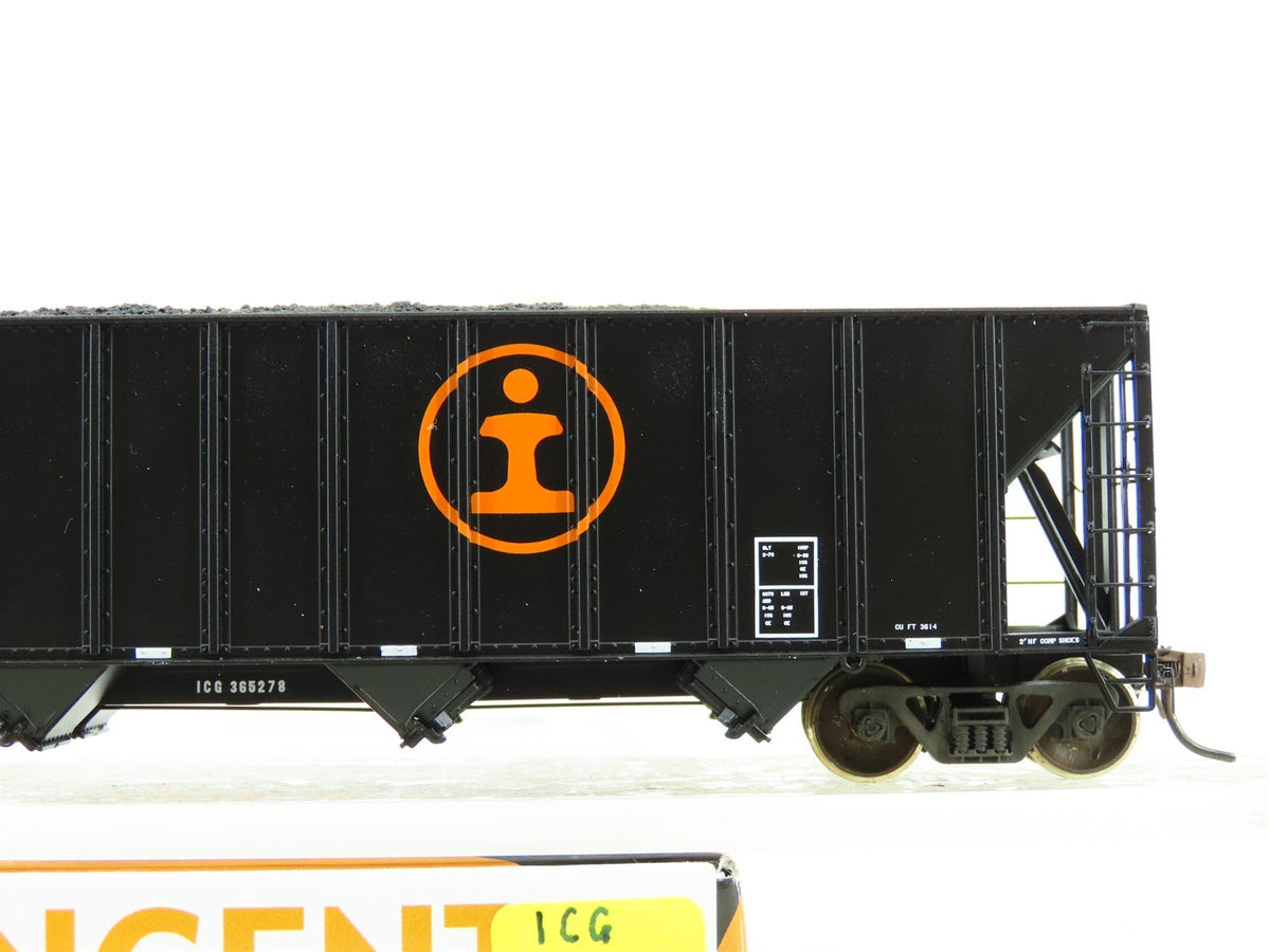 HO Tangent #10852-14 ICG Illinois Central Gulf 4-Bay Hopper #365188 - Custom