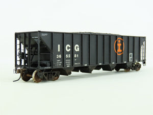 HO Tangent #10852-24 ICG Illinois Central Gulf 4-Bay Hopper #365281 - Custom