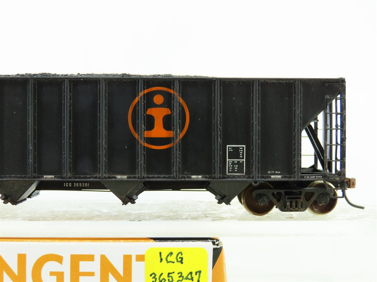 HO Tangent #10852-16 ICG Illinois Central Gulf 4-Bay Hopper #365347 - Custom