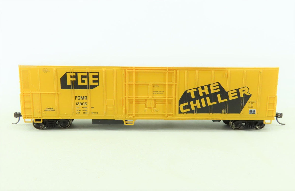 HO Athearn FGE Fruit Growers The Chiller 57&#39; Mech Reefer Car #12805 Upgraded