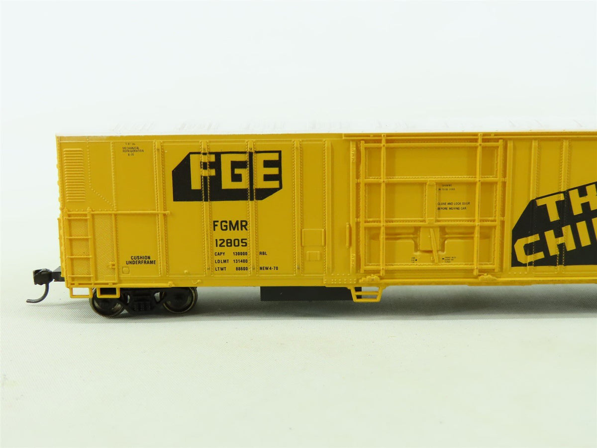 HO Athearn FGE Fruit Growers The Chiller 57&#39; Mech Reefer Car #12805 Upgraded