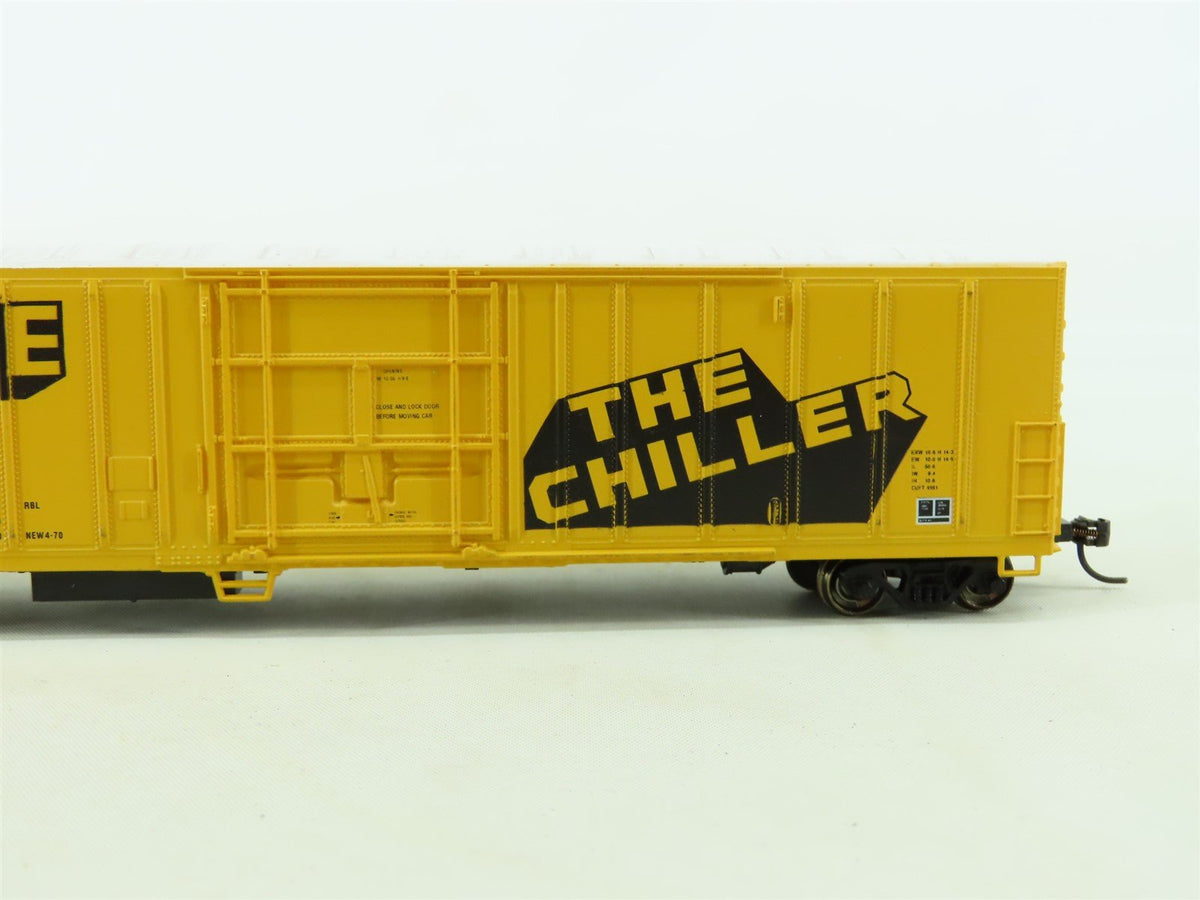 HO Athearn FGE Fruit Growers The Chiller 57&#39; Mech Reefer Car #12805 Upgraded