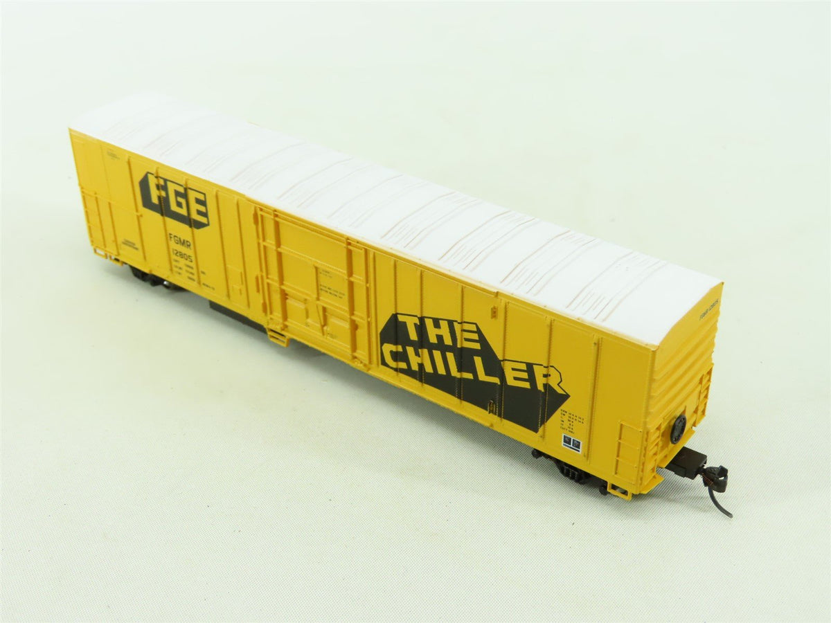 HO Athearn FGE Fruit Growers The Chiller 57&#39; Mech Reefer Car #12805 Upgraded