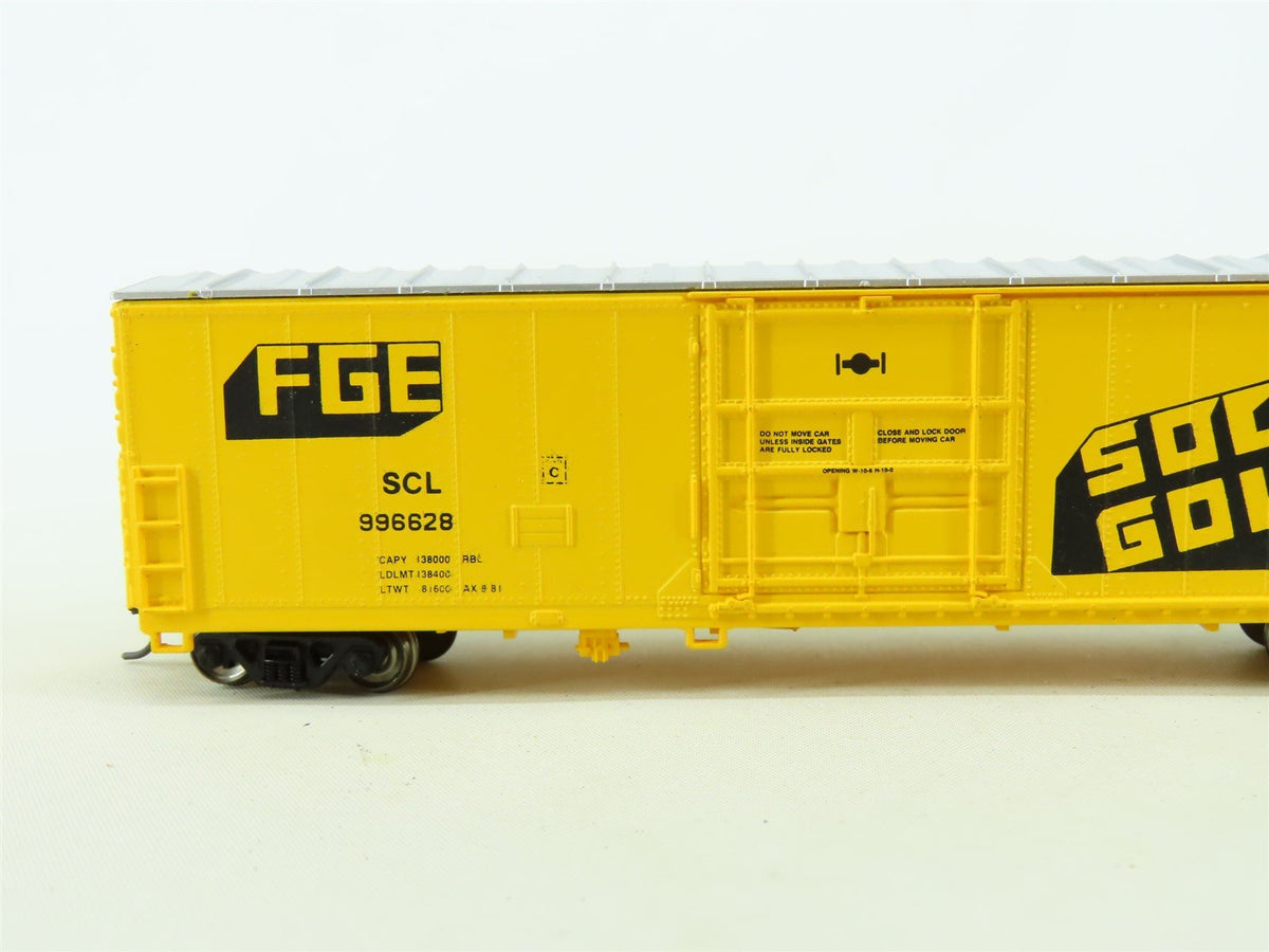 HO Scale Walthers FGE SCL Fruit Growers SOLID GOLD 50&#39; Box Car #996628 Upgraded