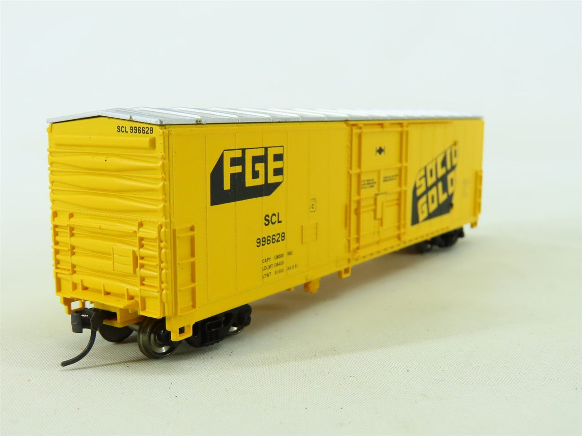 HO Scale Walthers FGE SCL Fruit Growers SOLID GOLD 50&#39; Box Car #996628 Upgraded