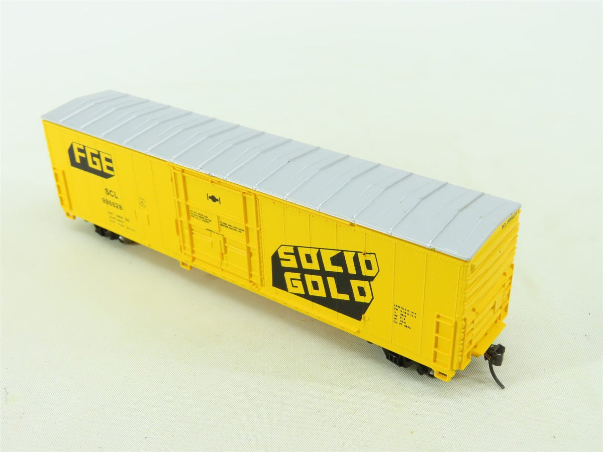 HO Scale Walthers FGE SCL Fruit Growers SOLID GOLD 50&#39; Box Car #996628 Upgraded