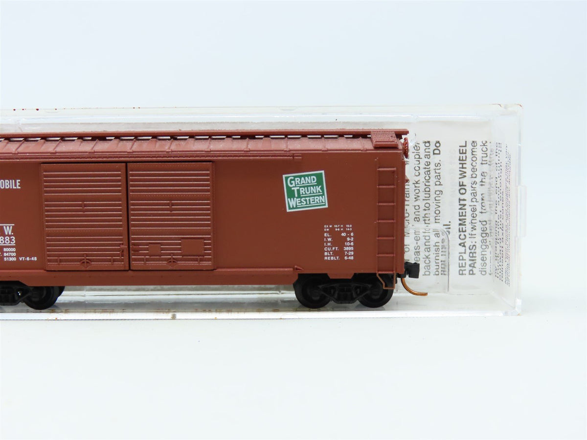 N Scale Micro-Trains MTL #02300170 GTW Grand Trunk Western 40&#39; Box Car #585883