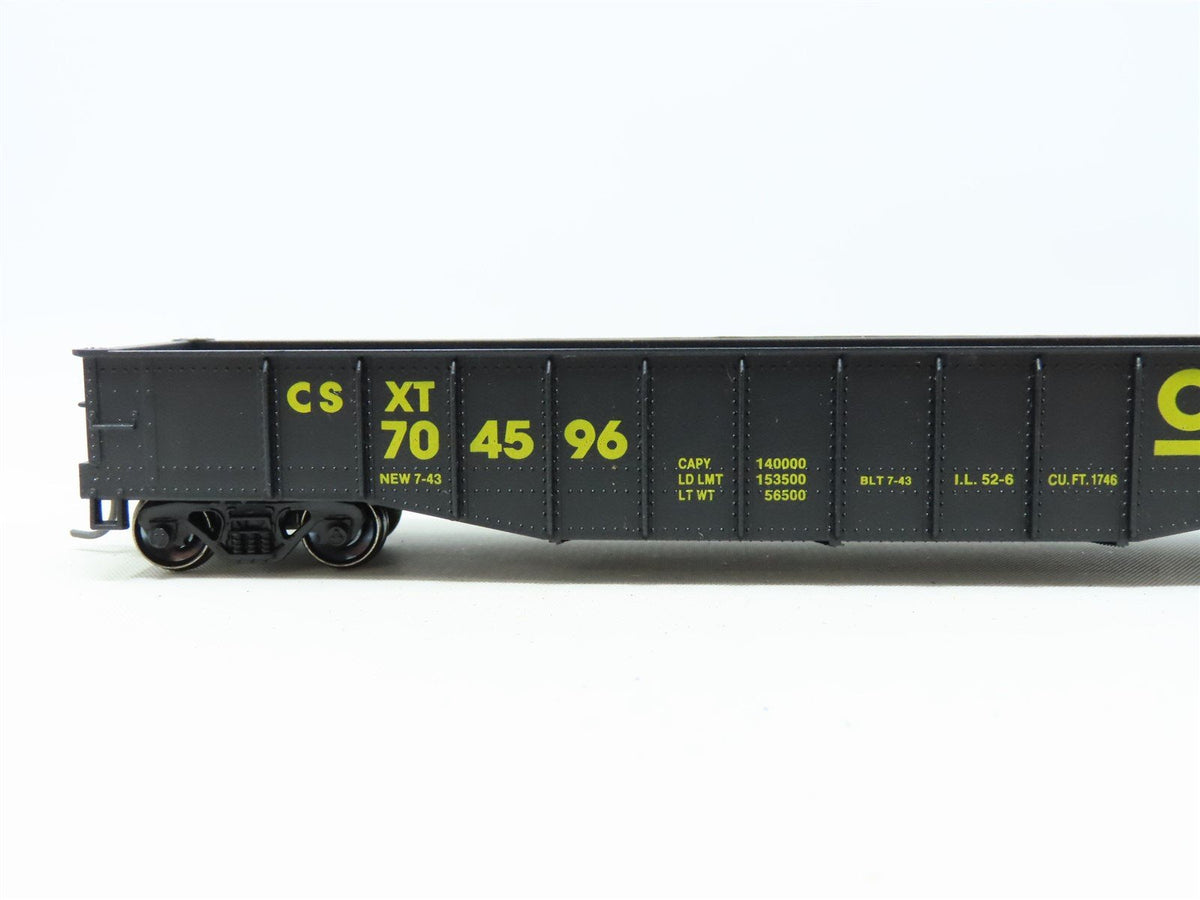 HO Scale Athearn Bev-Bel CSXT CSX 50&#39; Gondola #704596 Upgraded