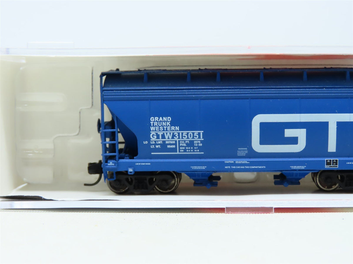 N Scale InterMountain #66532-07 GTW Grand Trunk Western 2-Bay Hopper #315051