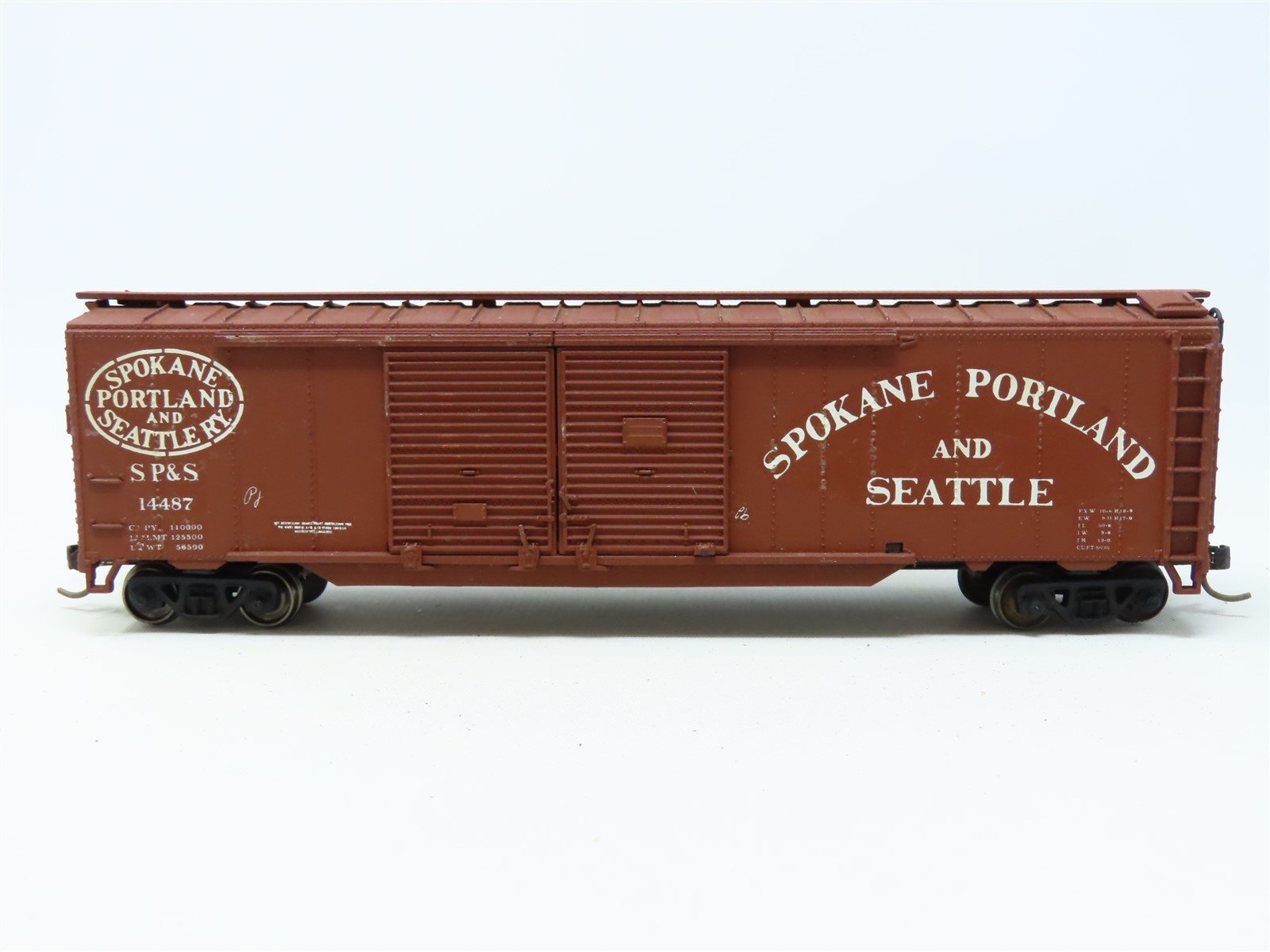 HO Athearn SP&S Spokane Portland & Seattle 50' Box Car #14487 CUSTOM & Upgraded