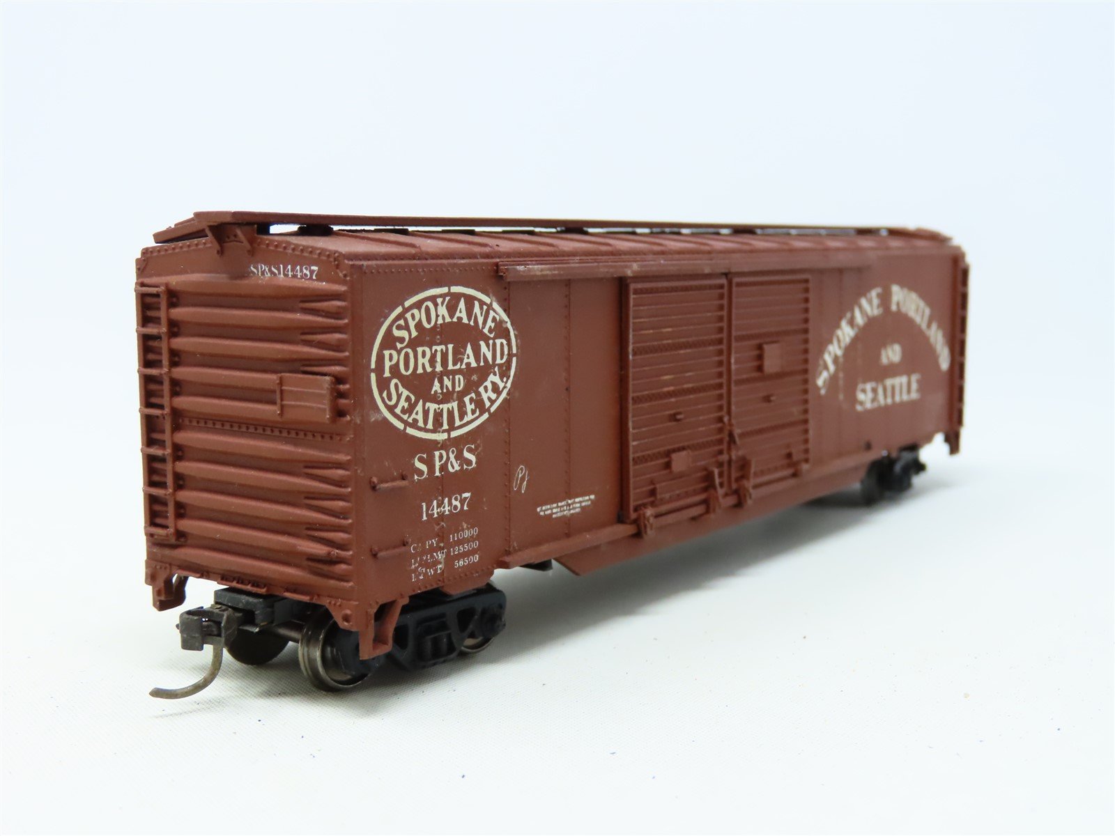 HO Athearn SP&S Spokane Portland & Seattle 50' Box Car #14487 CUSTOM & Upgraded